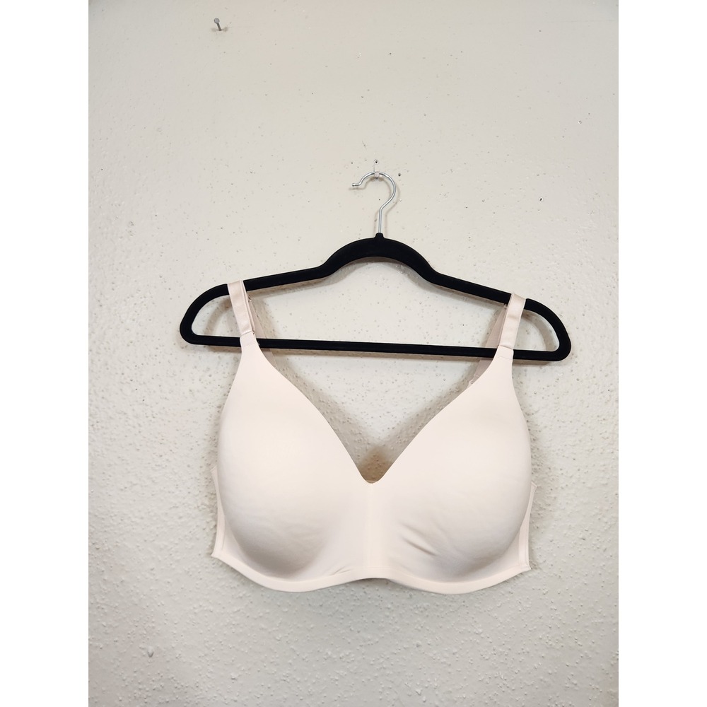 Soma Vanishing 360 Wireless Bra Full Coverage Comfort Everyday Beige 36DD